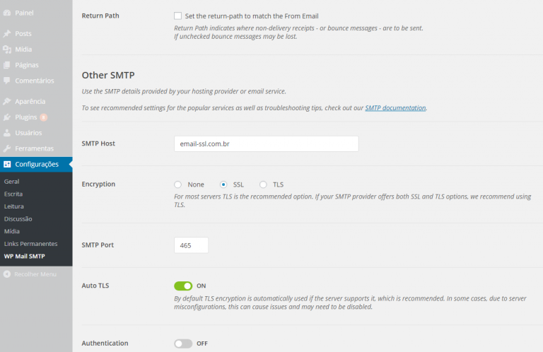 Como configurar o plugin WP Mail SMTP - Hospedagem de Sites
