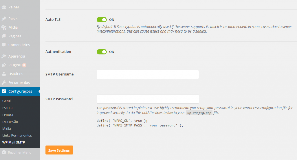 Como configurar o plugin WP Mail SMTP - Hospedagem de Sites