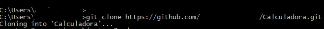 exemplo git clone