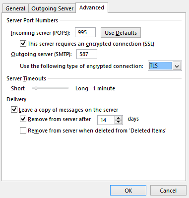 exemplo de porta smtp