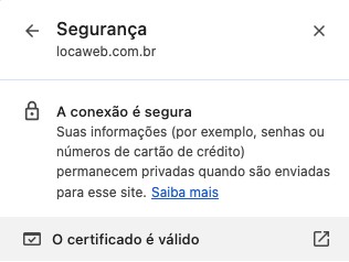 exemplo de certificado ssl válido