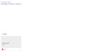 Exemplo prático de envio com anexo "relatorio.pdf" demonstrando visualmente o corpo e o anexo do e-mail. (Envio.png)
