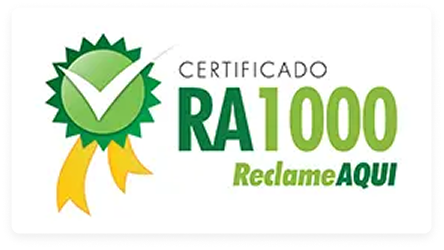 Certificado RA1000 ReclameAqui