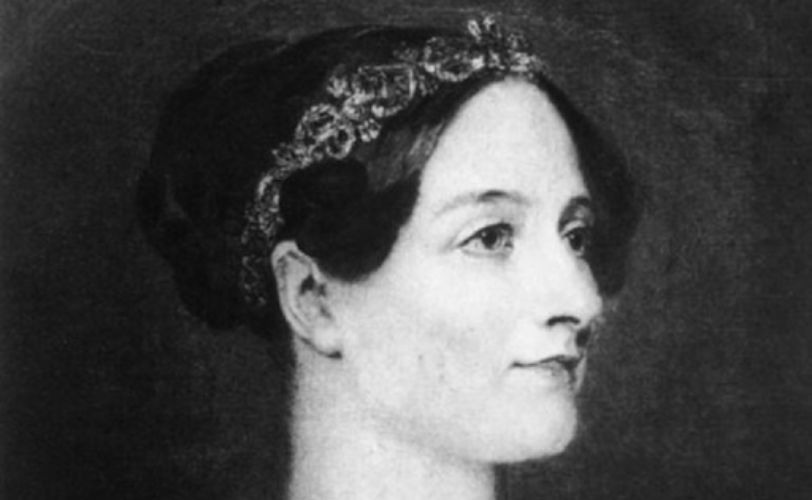 a imagem mostra uma pintura de Ada Lovelace. O retrato faz referência a sua contribuição na área da programação, tornando-se uma das principais mulheres da tecnologia.
