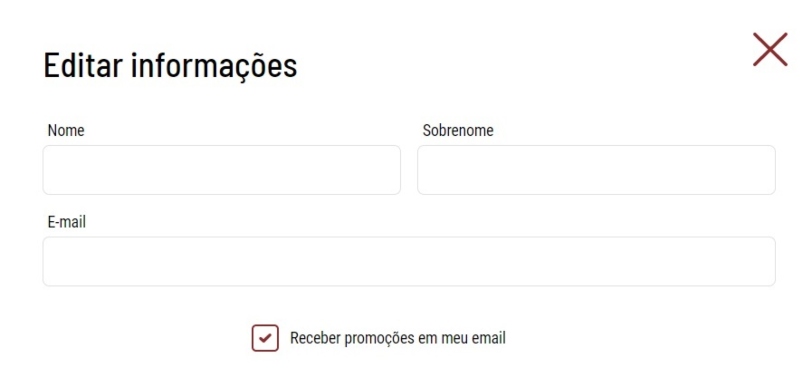 Há uma caixa para as pessoas colocarem suas informações para receberem promoções em seus emails. A imagem faz parte do conteúdo sobre soft opt-in. 