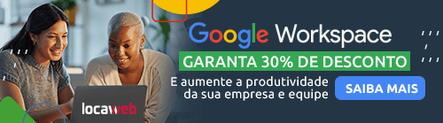 Google Workspace com 30% de desconto