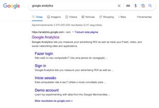 como criar uma conta no google analytics