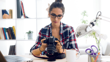 como montar um site de fotografia