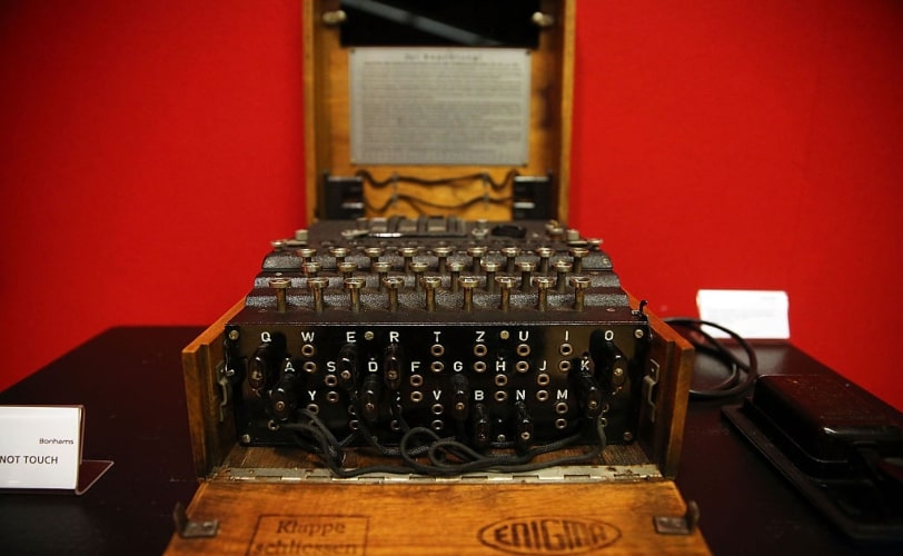 Enigma: a máquina que criptografava mensagens militares para os nazistas.