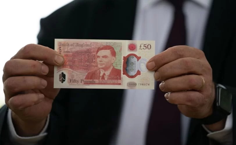 Alan Turing: homenageado na moeda britânica