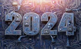 A imagem está escrito ‘2024’ e compõe o conteúdo sobre mercado de tecnologia para o ano de 2024.