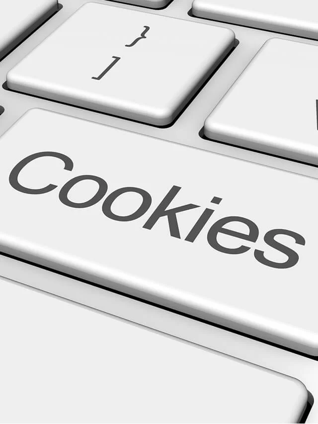 Teclado com um botão escrito "cookies"