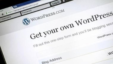 A imagem mostra a tela principal de um site que será criado com o auxílio do WordPress. Ele é um dos sistemas mais utilizados do mundo, permitindo desenvolver projetos de qualquer espécie.